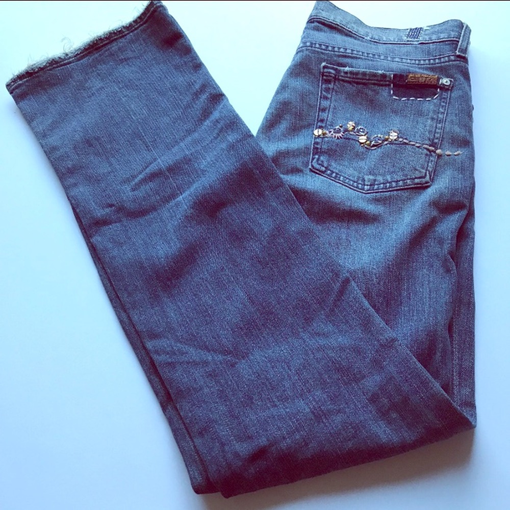 Limited Rare 7FAM Jeans measurements in desc